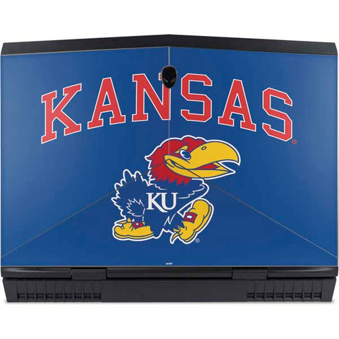 University of Kansas Collegiate Text Dell Alienware Skin